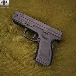 Springfield Armory XD (HS2000) 4 inch compact 3d model