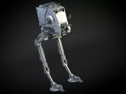 Star Wars AT-ST transporter 3d model