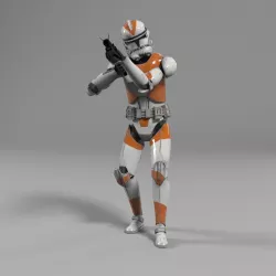 Star Wars Clone Trooper rigged 3d model