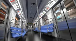 Subway Passanger Wagon R160 3d model