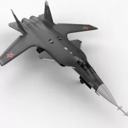 Sukhoi SU-47 Berkut 3d model