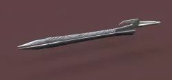 Sword of Gamora from movie Guardians of the Galaxy 3d model