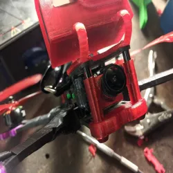 TBS Source One front bumper and micro cam mount 25mm