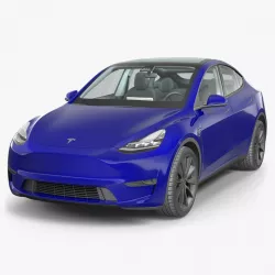 Tesla Model Y Blue 3d model