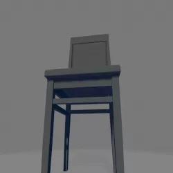 The chair...