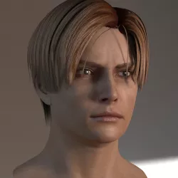 The male head V6 3d model