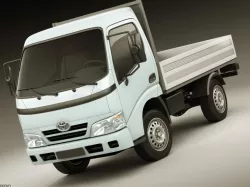 Toyota Dyna Flatbed Truck 3d model