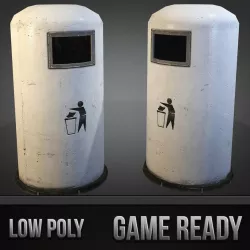 Trashbin 3d model