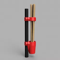 Two-part Drumstick Holder (6–8 drumsticks)