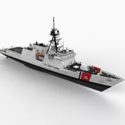US Coast Guard National Security Cutter (NSC) 3d model