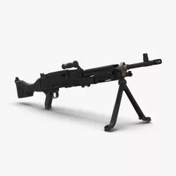 US Machine Gun M240 3d model