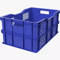 Vegetable Square Plastic Crate 3d model