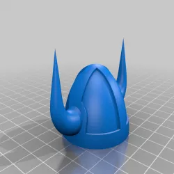 Viking helmet and Peace Medallion for "Partysaurus Rex" elf on the shelf