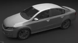 VW Passat 2011 3d model