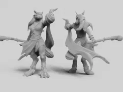 Werewolf Hybrid Form Sorceress