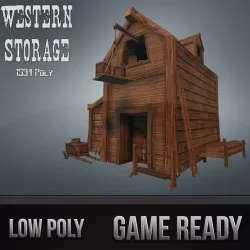 Western Storage 3d model