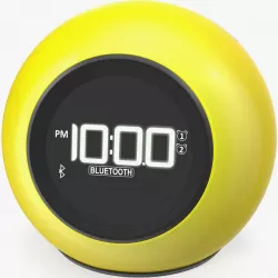Wireless Alarm Clock FM Yellow 3d model