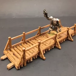 Wooden Bridges for 28mm Miniatures Gaming