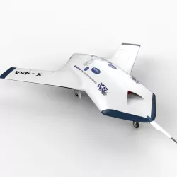 X-45A Drone 3d model