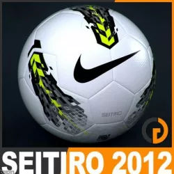 2011 2012 Nike T90 Seitiro Match Ball 3d model