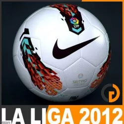 2011 2012 Spanish La Liga Match Ball 3d model