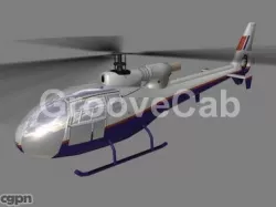 Aerospatiale Gazelle Helicopter V3 3d model