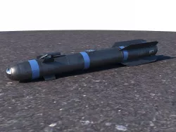 AGM114 Hellfire II Missile 3d model