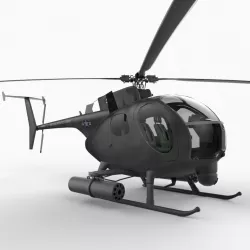 AH-6 'Little Bird' 3d model