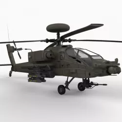 AH-64 A/D Apache 3d model
