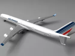 Airbus A340 (Air France) 3d model
