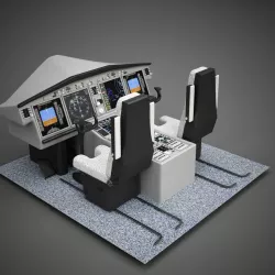 Aircraft Cockpit 3d model