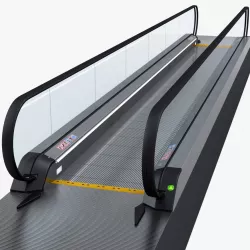 Airport Moving Walkway Rigged 3d model