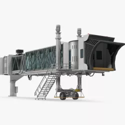 Airport Passenger Boarding Jetway Bridge 3d model
