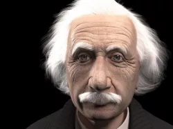 Albert Einstein 3d model