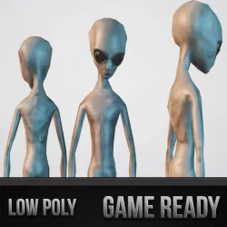 Alien Grey 3d model