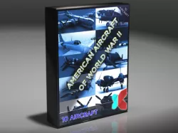 American Aircraft of World War II 3d model