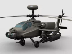 Apache Helicopter 3d model