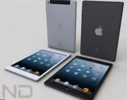 Apple iPad mini 3d model