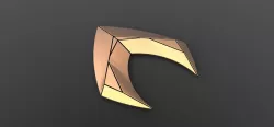 Aquaman emblem 3d model