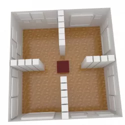 art gallery 3d model