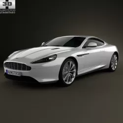 Aston Martin DB9 2013 3d model