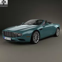 Aston Martin DB9 Spyder Zagato Centennial 2014 3d model