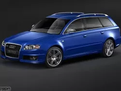 Audi RS4 Avant 2007 3d model