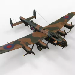 Avro Lancaster 3d model