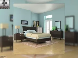 Bedroom set 3  3d model