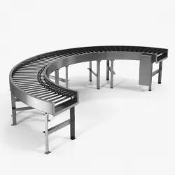 Bend Roller Conveyor Motorised 3d model