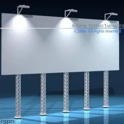 Billboard4 3d model