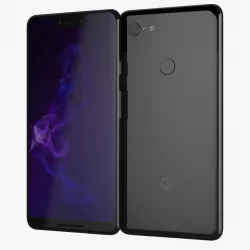 Black Google Pixel 3XL 3d model