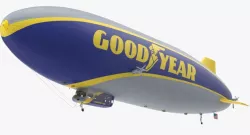 Blimp Goodyear Airship 3d model