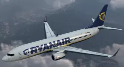 Boeing 737-800 with Interior Ryanair 3d model